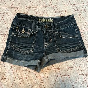 Girls Hydraulic Jean Shorts